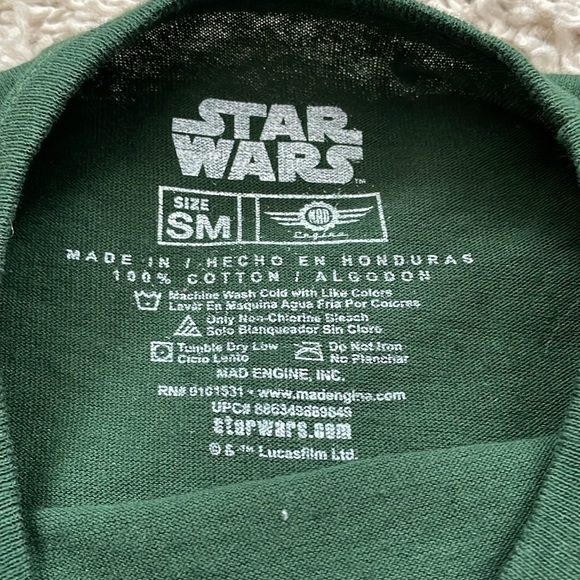 Star Wars Christmas Clone Trooper Graphic Tee, Green - Picture 2 of 3